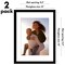 Americanflat 2 Pack of Picture Frames with Mat - Plexiglass Cover